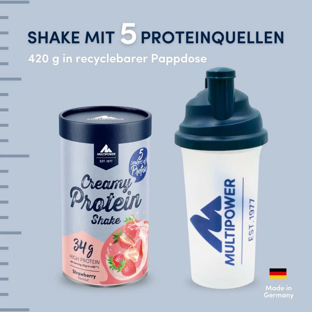 Creamy Protein Pulver 420g - Erdbeere | Protein war nie so lecker - Image 3