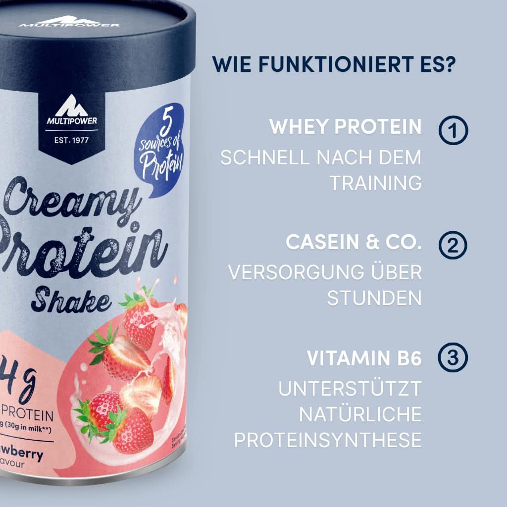 Creamy Protein Pulver 420g - Erdbeere | Protein war nie so lecker - Image 5