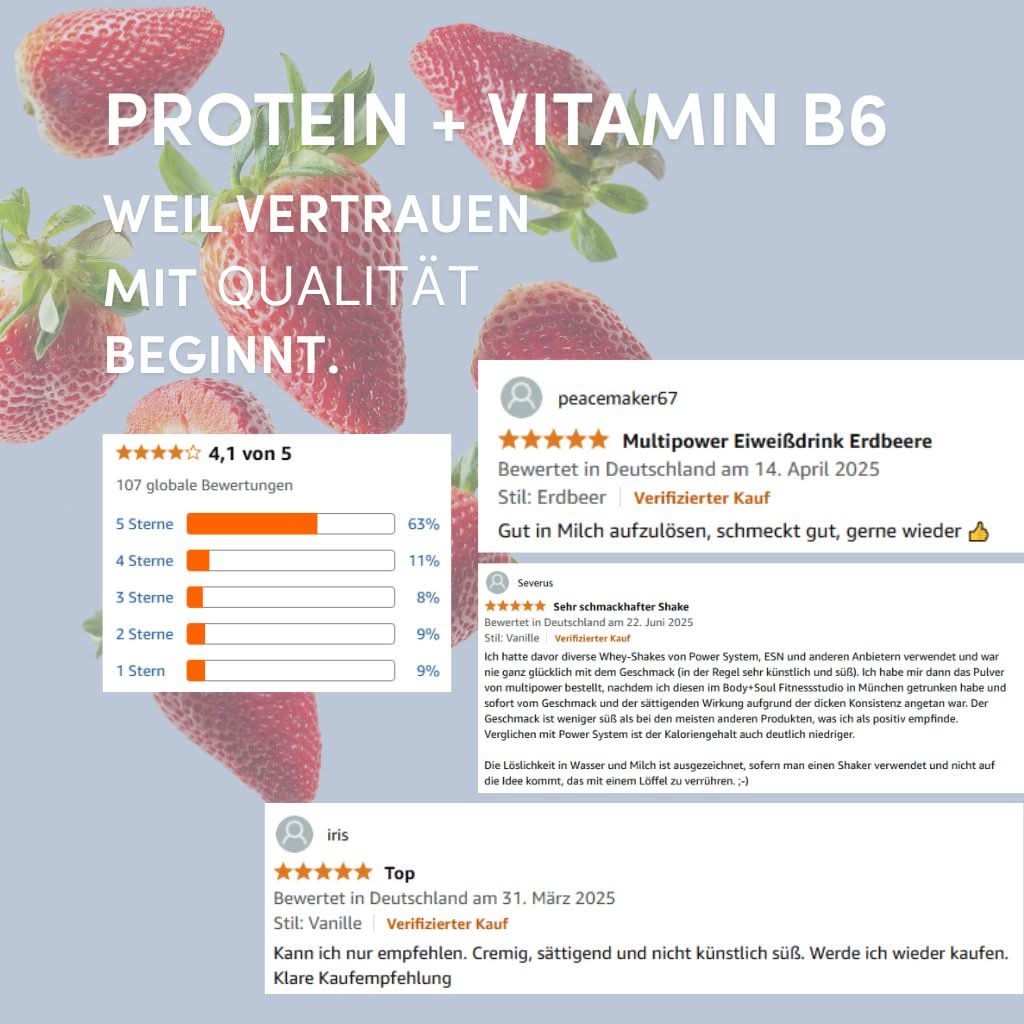 Creamy Protein Pulver 420g - Erdbeere | Protein war nie so lecker - Image 6