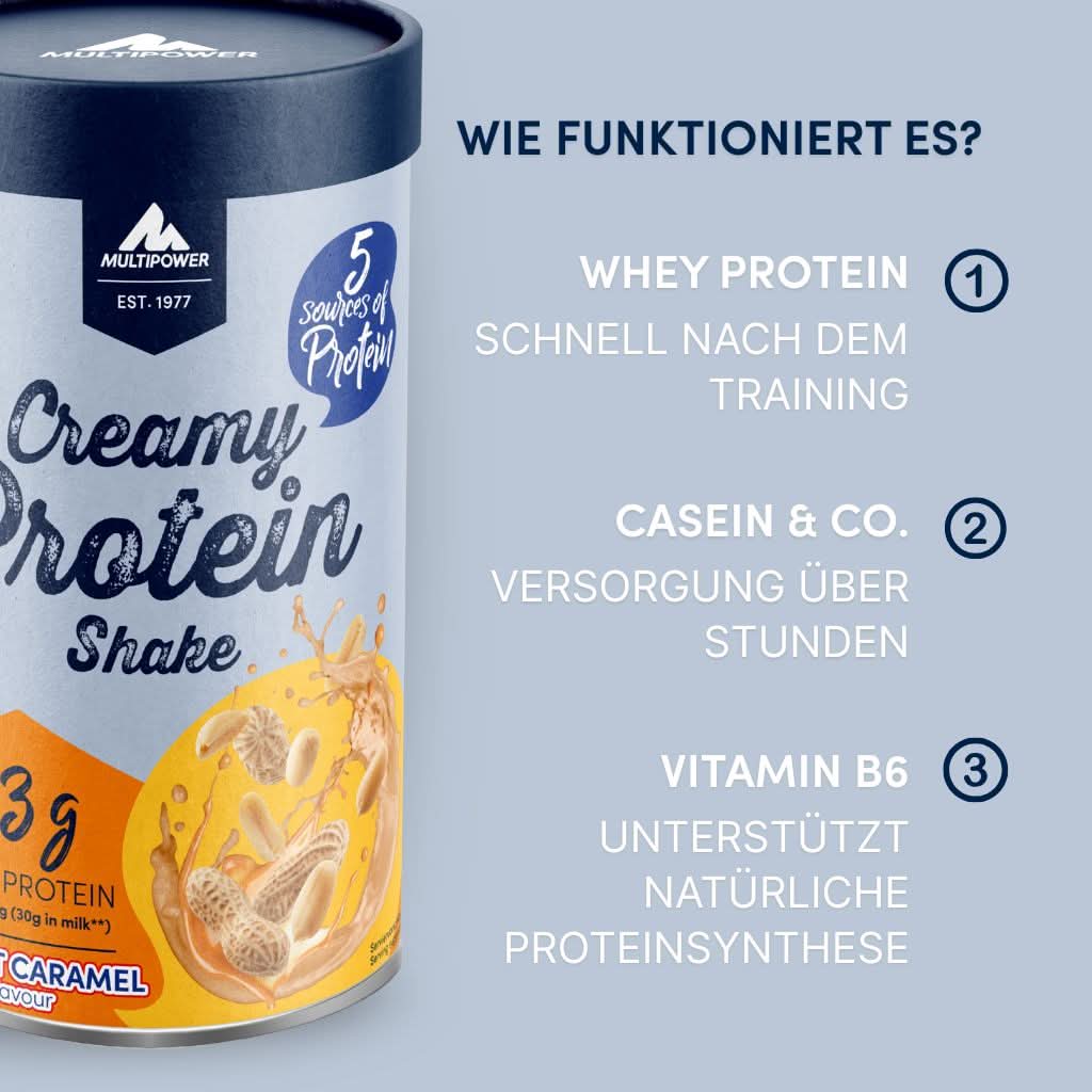 Creamy Protein Pulver 420g - Peanut Caramel | High Protein - Image 5