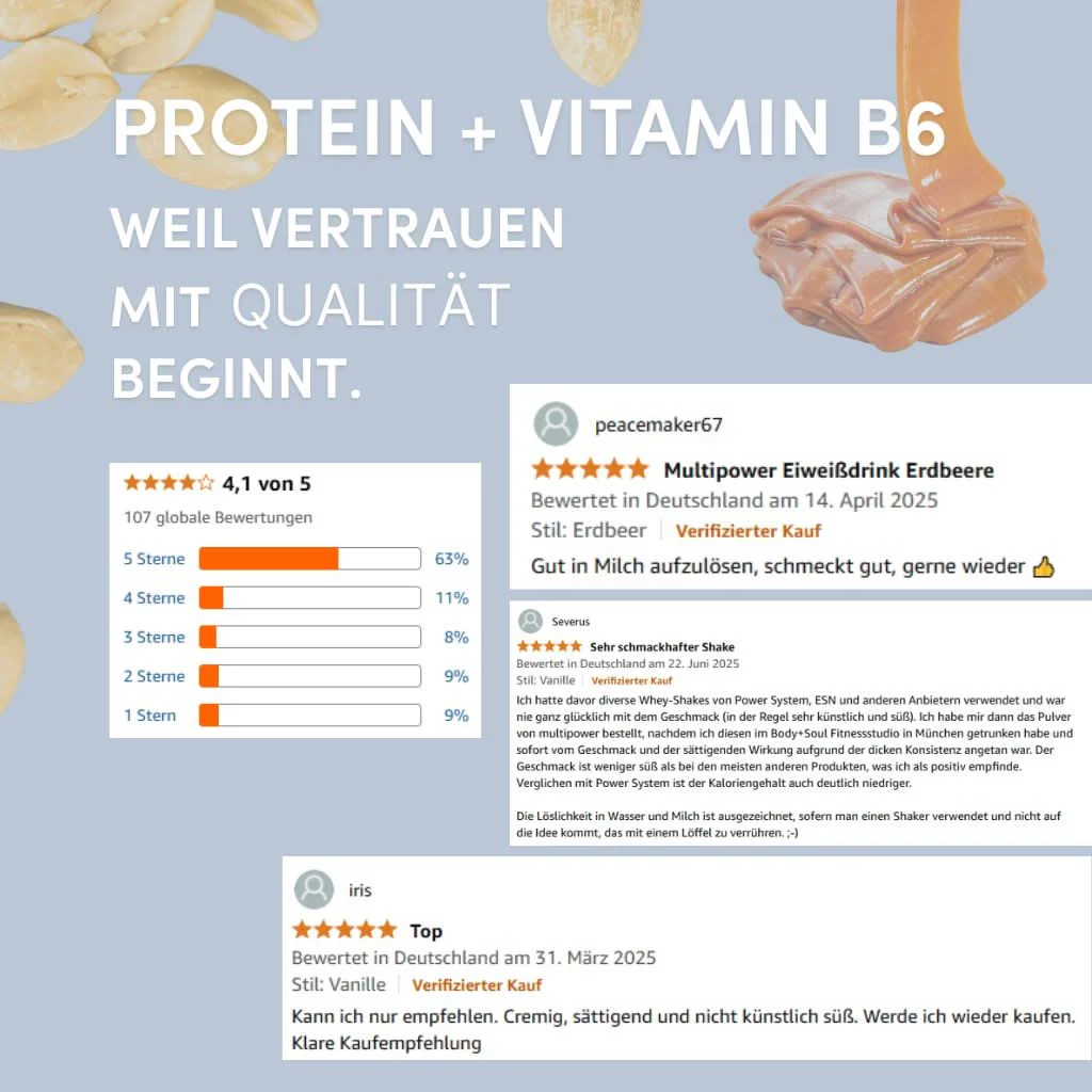 Creamy Protein Pulver 420g - Peanut Caramel | High Protein - Image 6