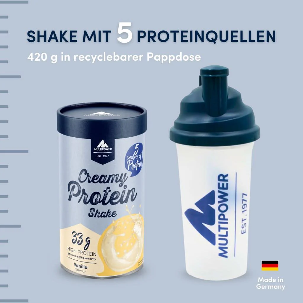 Creamy Protein Pulver 420g - Vanille | Bis zu 33g Protein pro Portion - Image 3