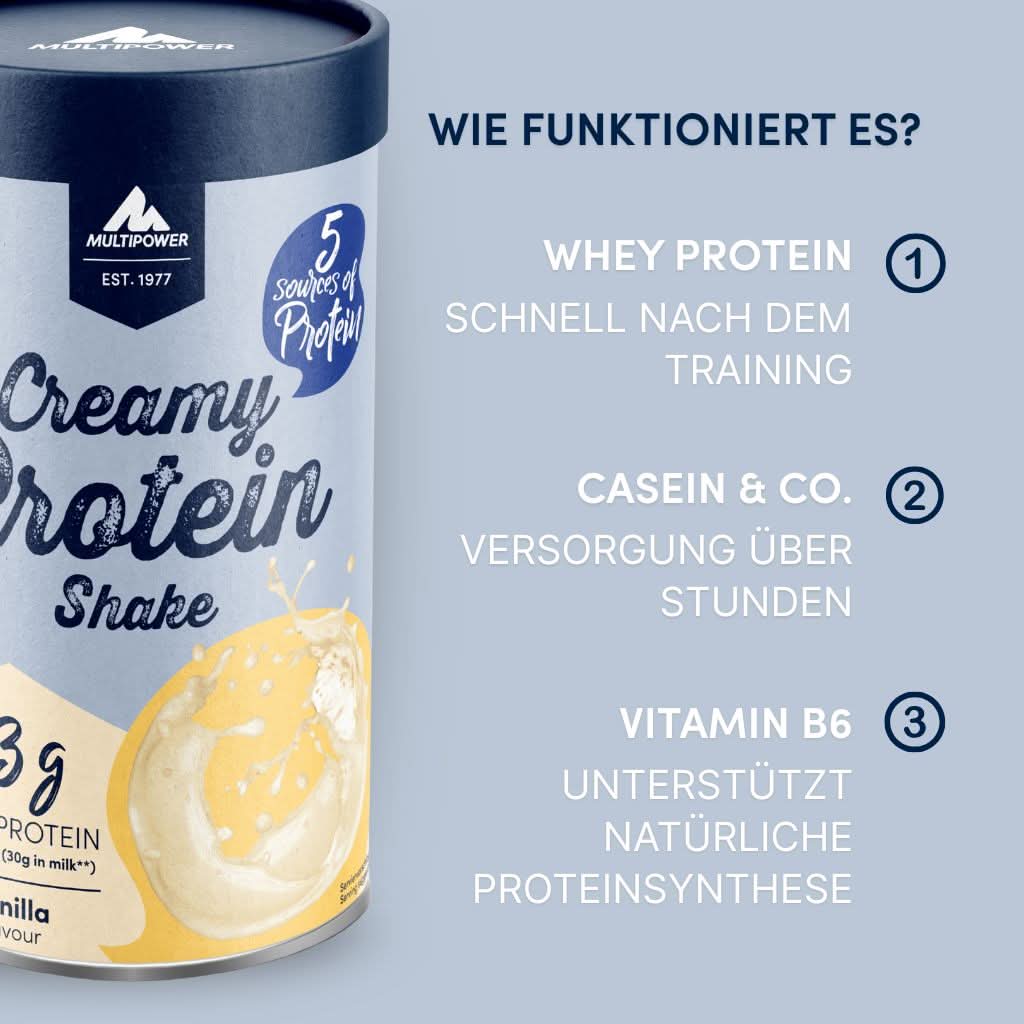 Creamy Protein Pulver 420g - Vanille | Bis zu 33g Protein pro Portion - Image 5
