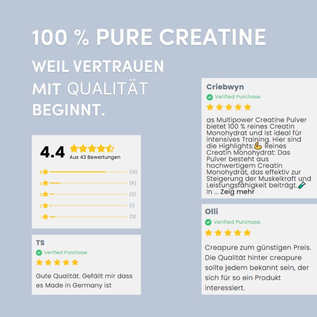 Creatine Pulver Creapure® 500g | 100% Creatine Monohydrat - Image 6