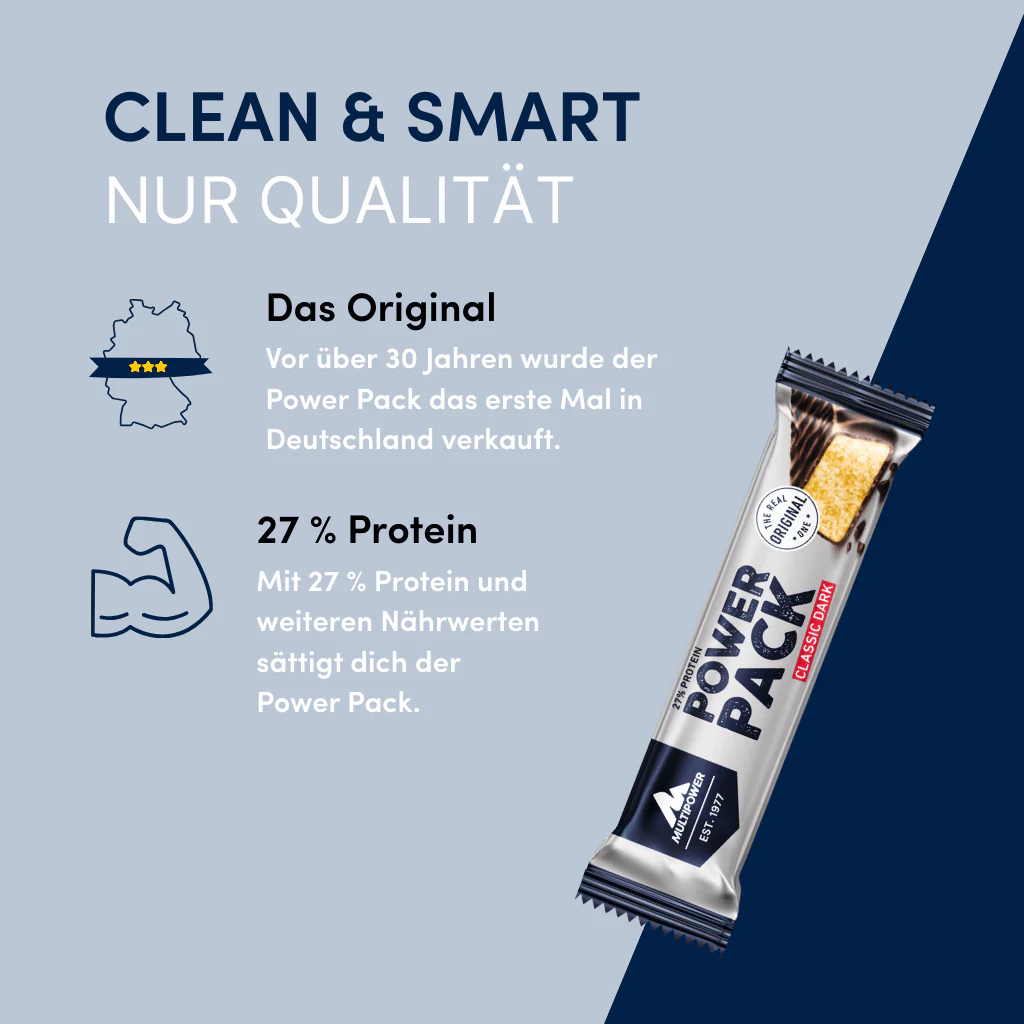 Power Pack CLASSIC DARK - 35g | Klassische Zartbitter mit 27% Protein - Image 5