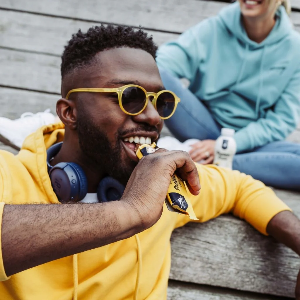 Protein Riegel Layer Cookies & Cream - 50g | 32% Protein - Image 7