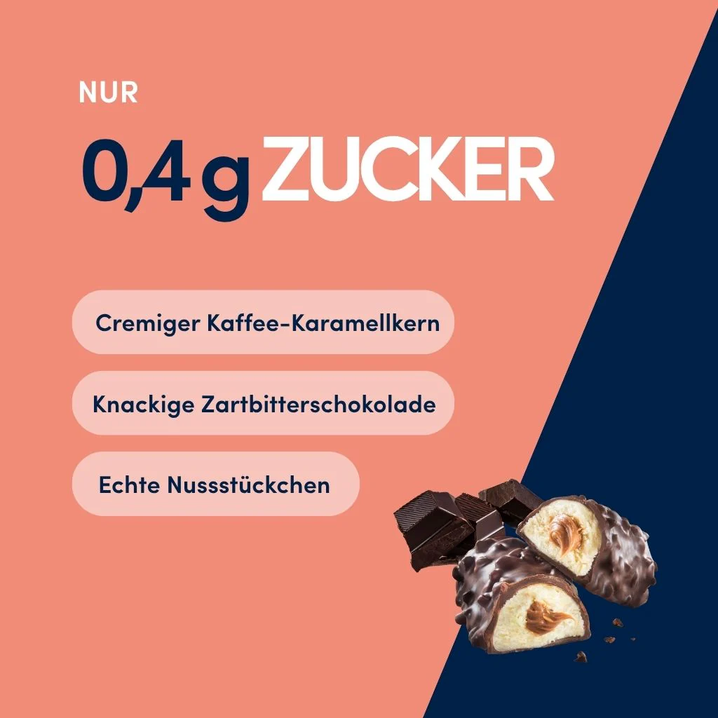 Protein Riegel Delight Zartbitter-Schokolade & Mokka - 35g - Image 4