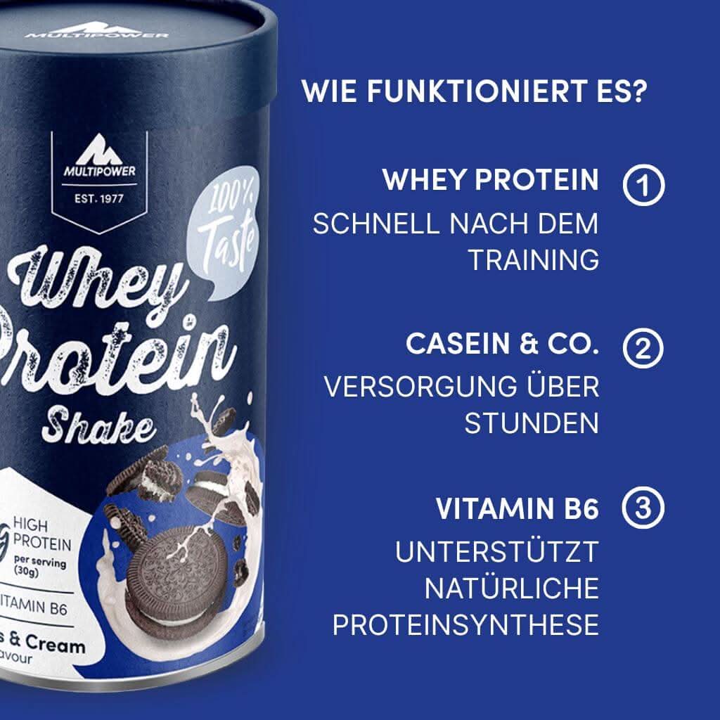 420g Whey Protein Pulver Cookies & Cream | 71% Protein - Image 5