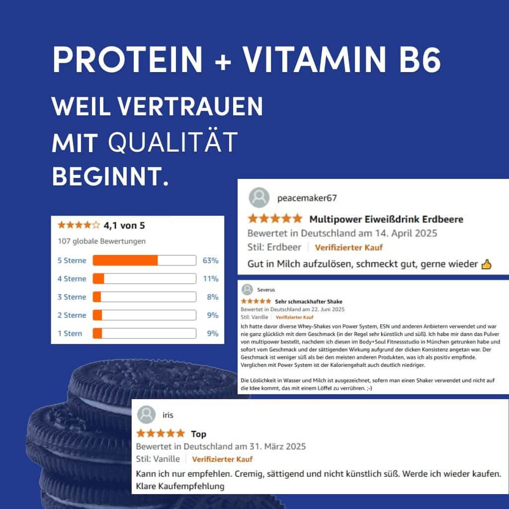 420g Whey Protein Pulver Cookies & Cream | 71% Protein - Image 6