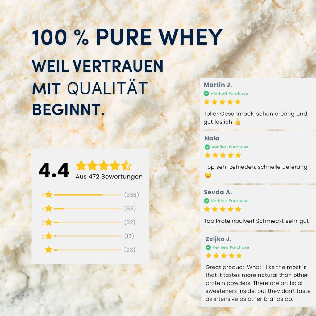 2kg Whey Proteinpulver | Vanille 22g Eiweiß - Image 6