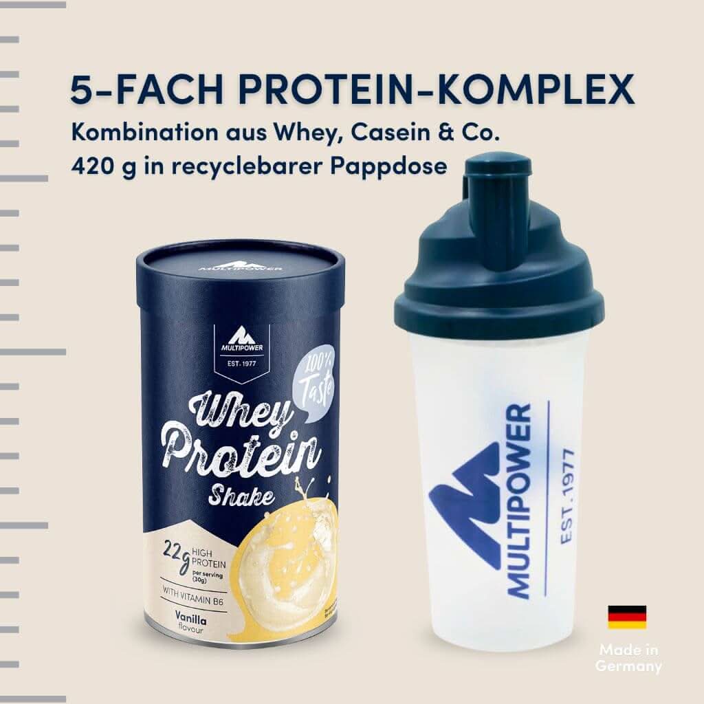 420g Whey Protein Pulver Vanille | 22g Protein pro Portion - Image 3